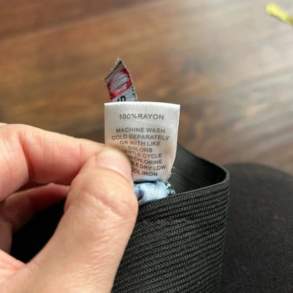 Annabelle Rose Print Skirt | Black and Blue Floral Mini Skirt | Mini Skirt - Picture 5 of 8